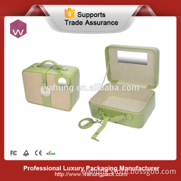Unique Design Leather Cosmetic boxes Wholesale (WH-3708)